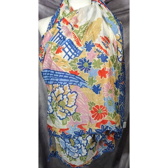 One Hundred Stars Floral Spring Shawl/Scarf - Picture 11 of 13